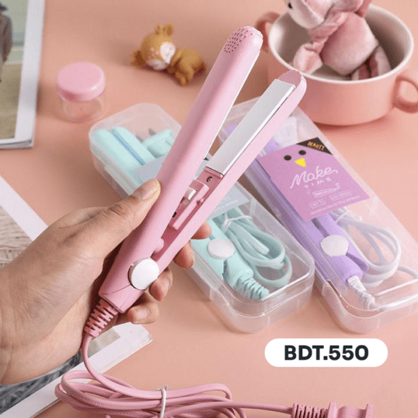 Mini hair straightener